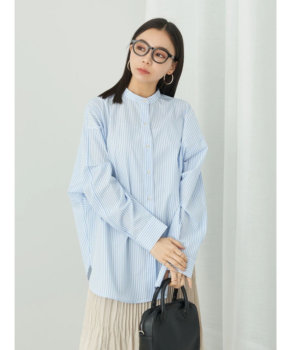 earth music&ecology ドルマンストライプシャツ 