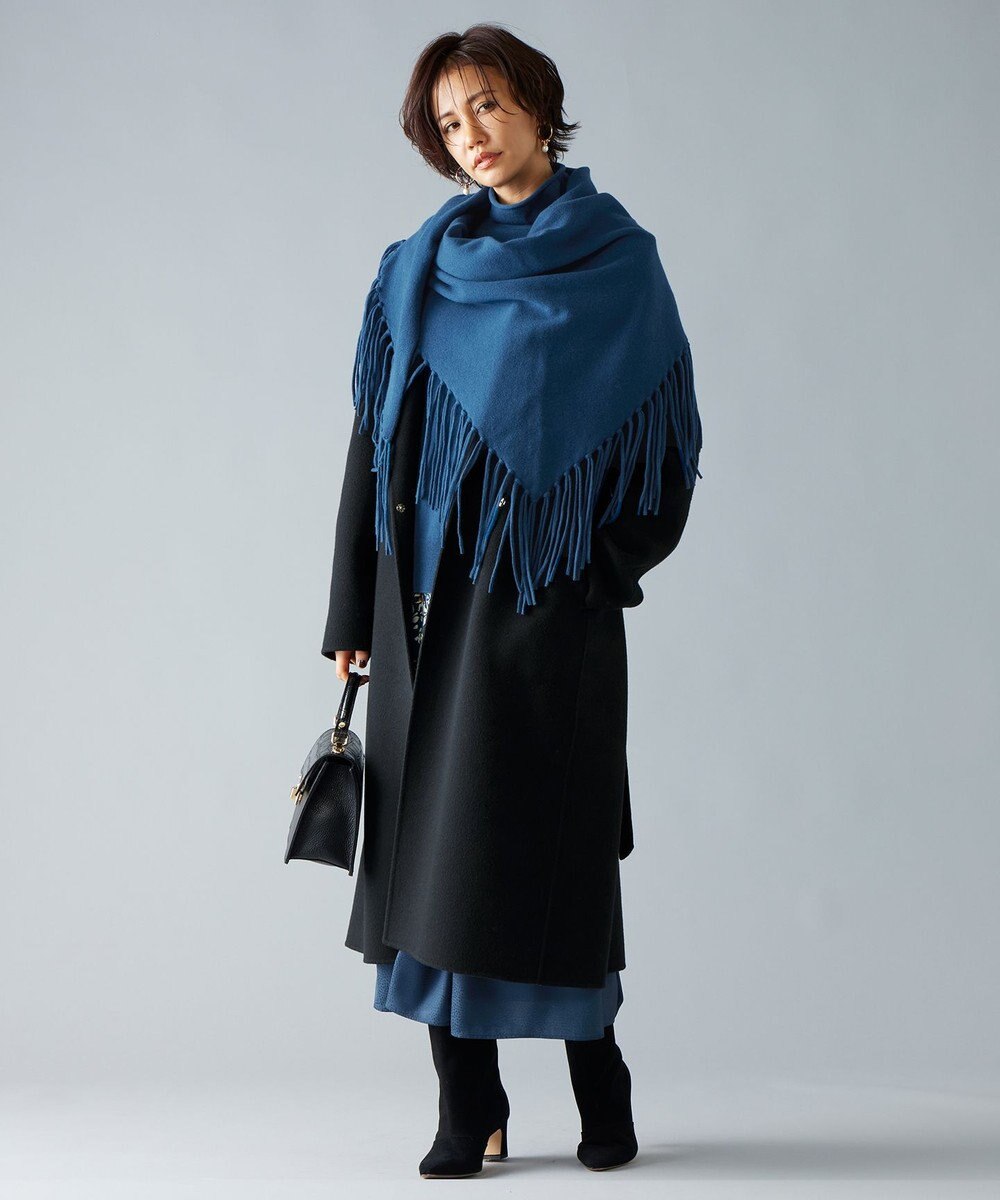 自由区 S ウールリバーロング コート 