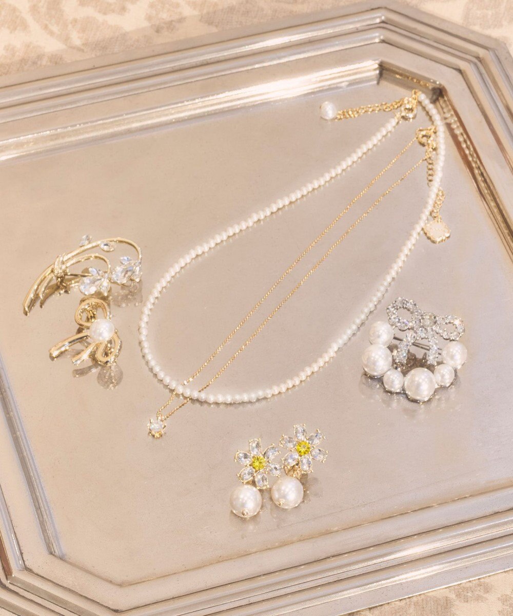 TOCCA DAISY BIJOUX＆PEARL EARRINGS イヤリング 