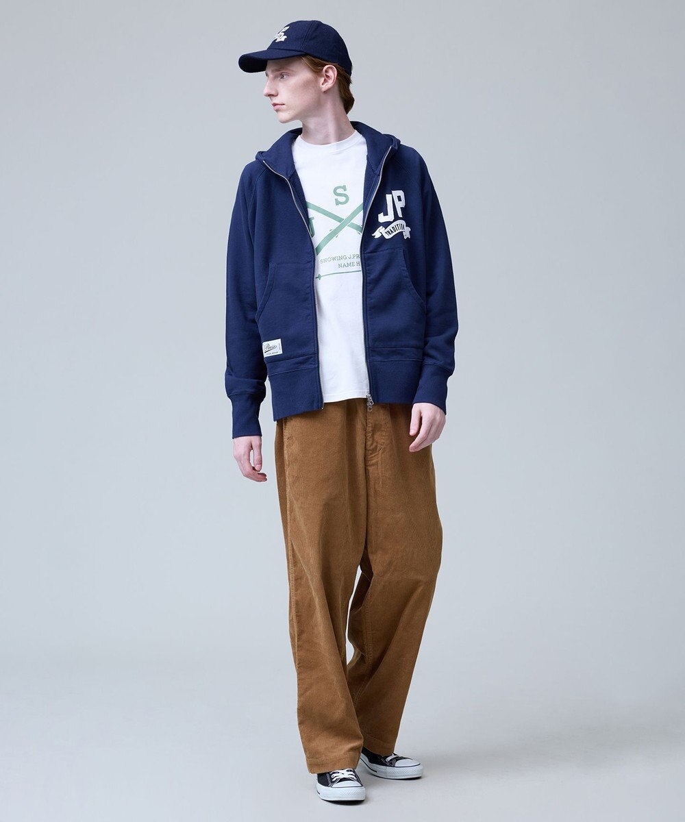 J.PRESS MEN 【NYUZELESS】SKI プリント ロングスリーブ Tシャツ 