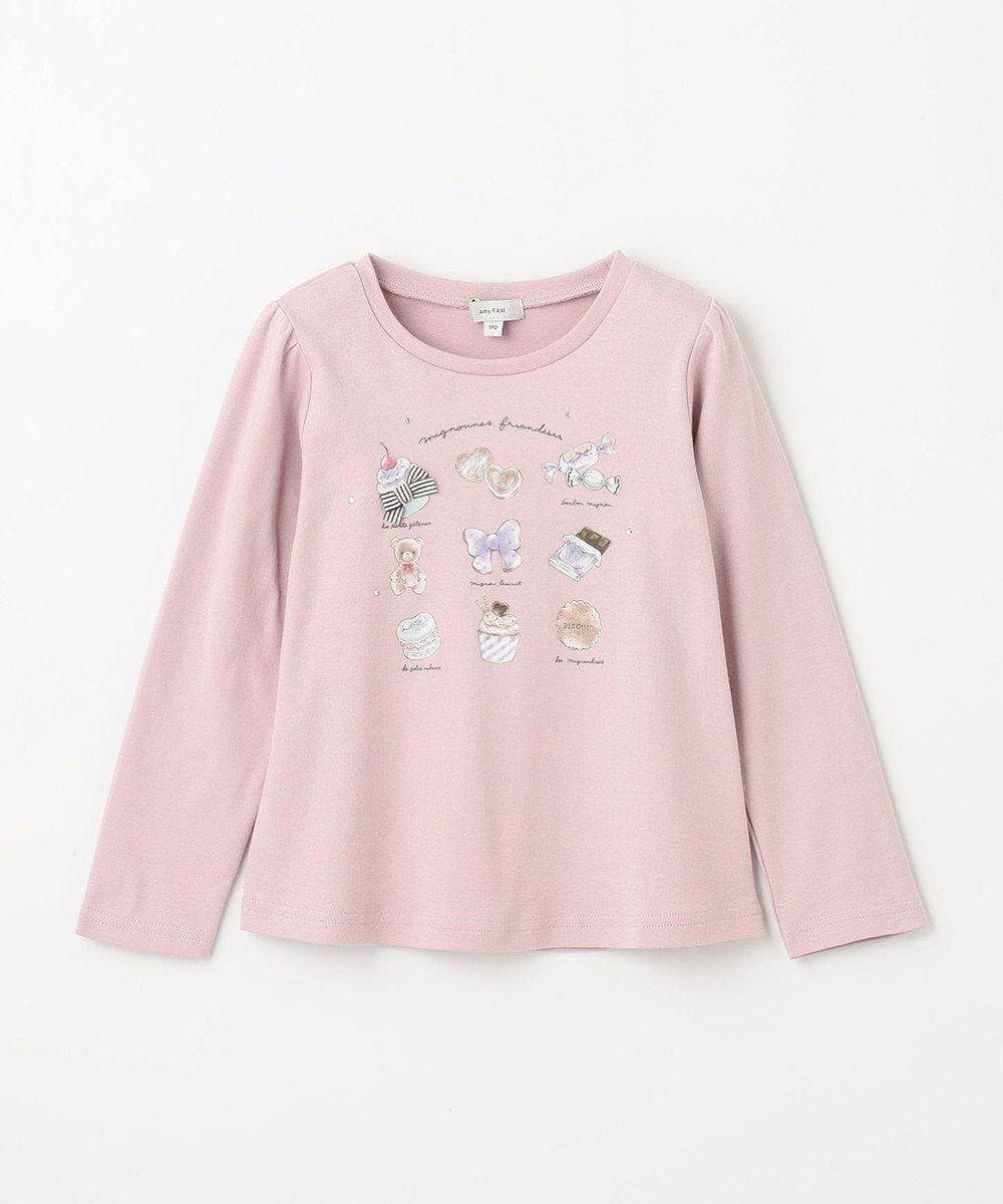 ANY KIDS スイーツプリント 長袖 Ｔシャツ 
