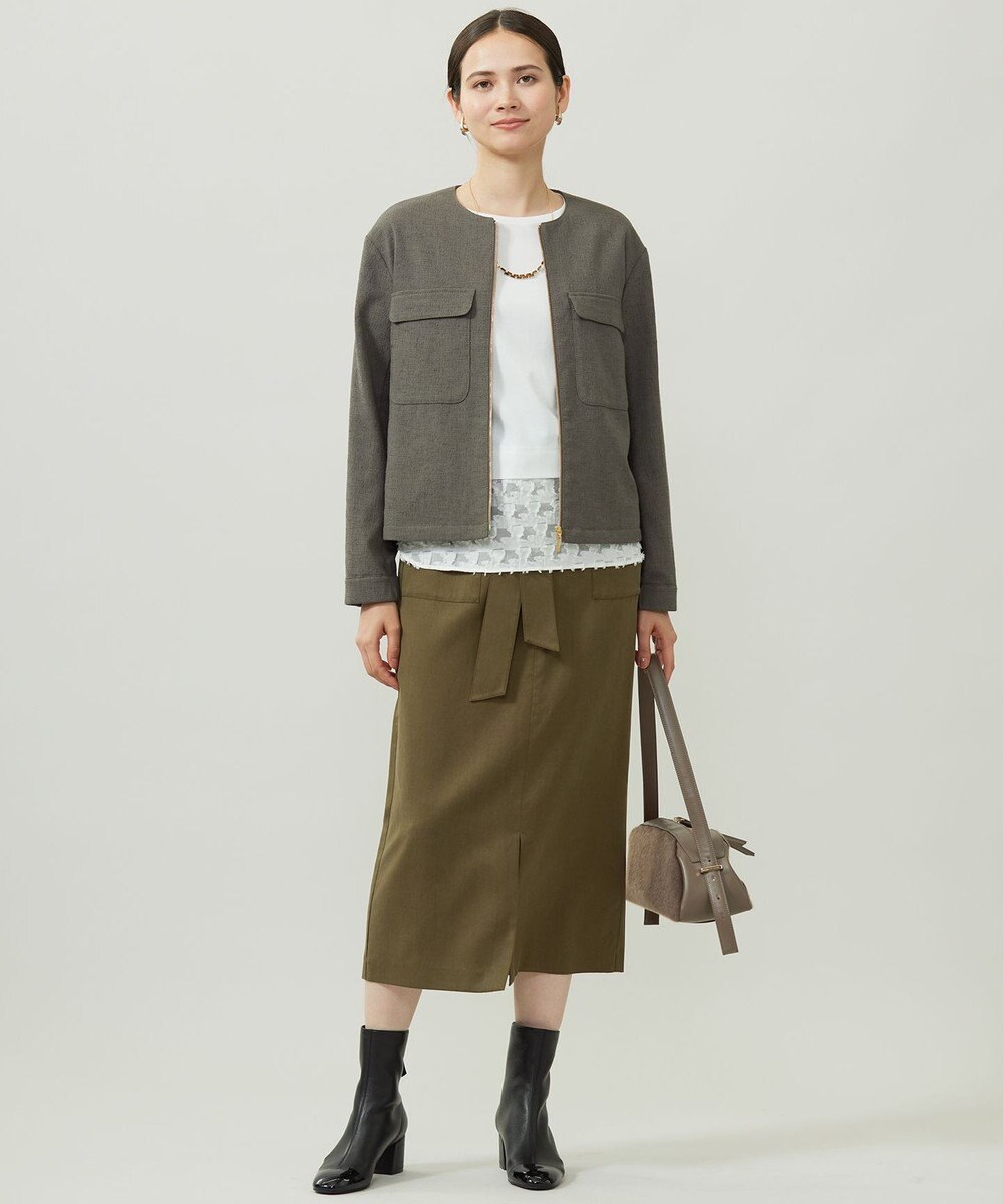 自由区 S セルロースコットンチノ スカート 