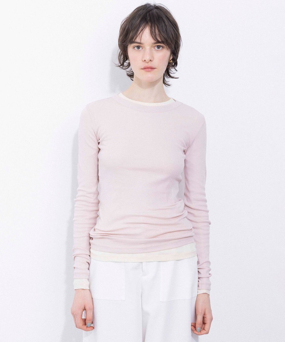 NAVE 【Nave・洗える】ガーゼフライス ロングスリーブ 