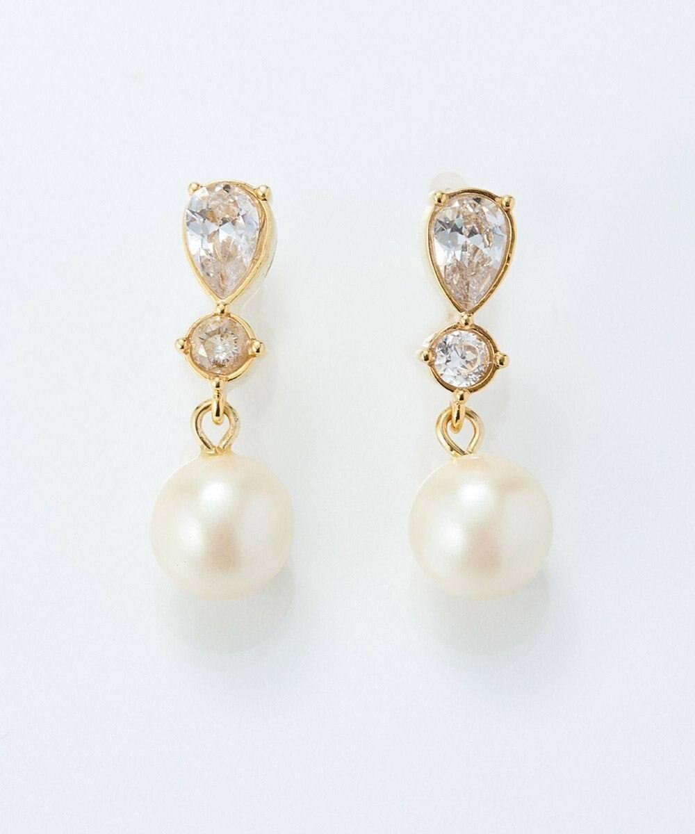 Phoebe <オンワード限定セット>ルナドロップパールイヤリング×ハートシニヨンカフ 