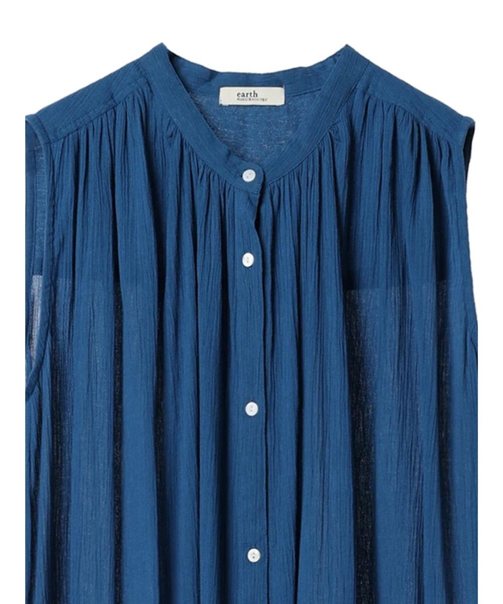 earth music&ecology 綿クレープワンピース（無地） 