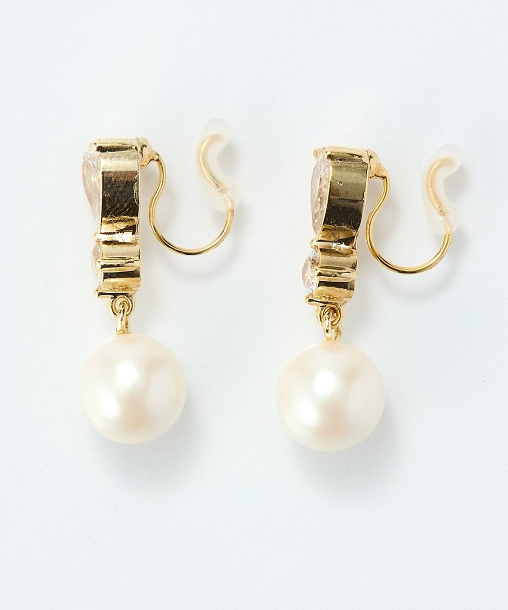 Phoebe <オンワード限定セット>ルナドロップパールイヤリング×ハートシニヨンカフ 