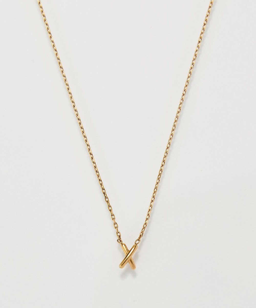 Phoebe 【数量限定】クロスネックレス&ビジューフートピアスセット/BOX&ショッパー付き 