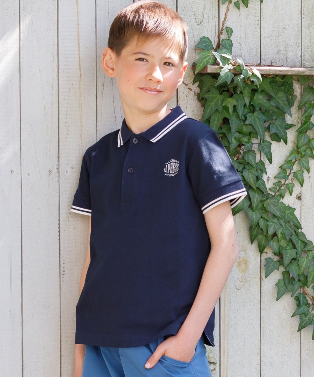 J.PRESS KIDS 【140-170cm】カノコ 半袖ポロシャツ 