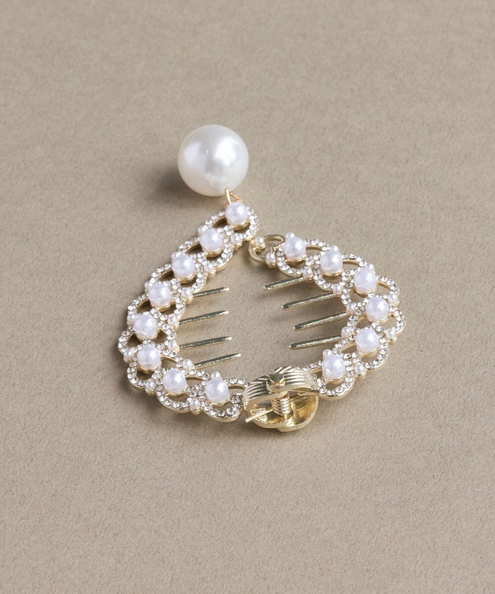 Phoebe <オンワード限定セット>ルナドロップパールイヤリング×ハートシニヨンカフ 