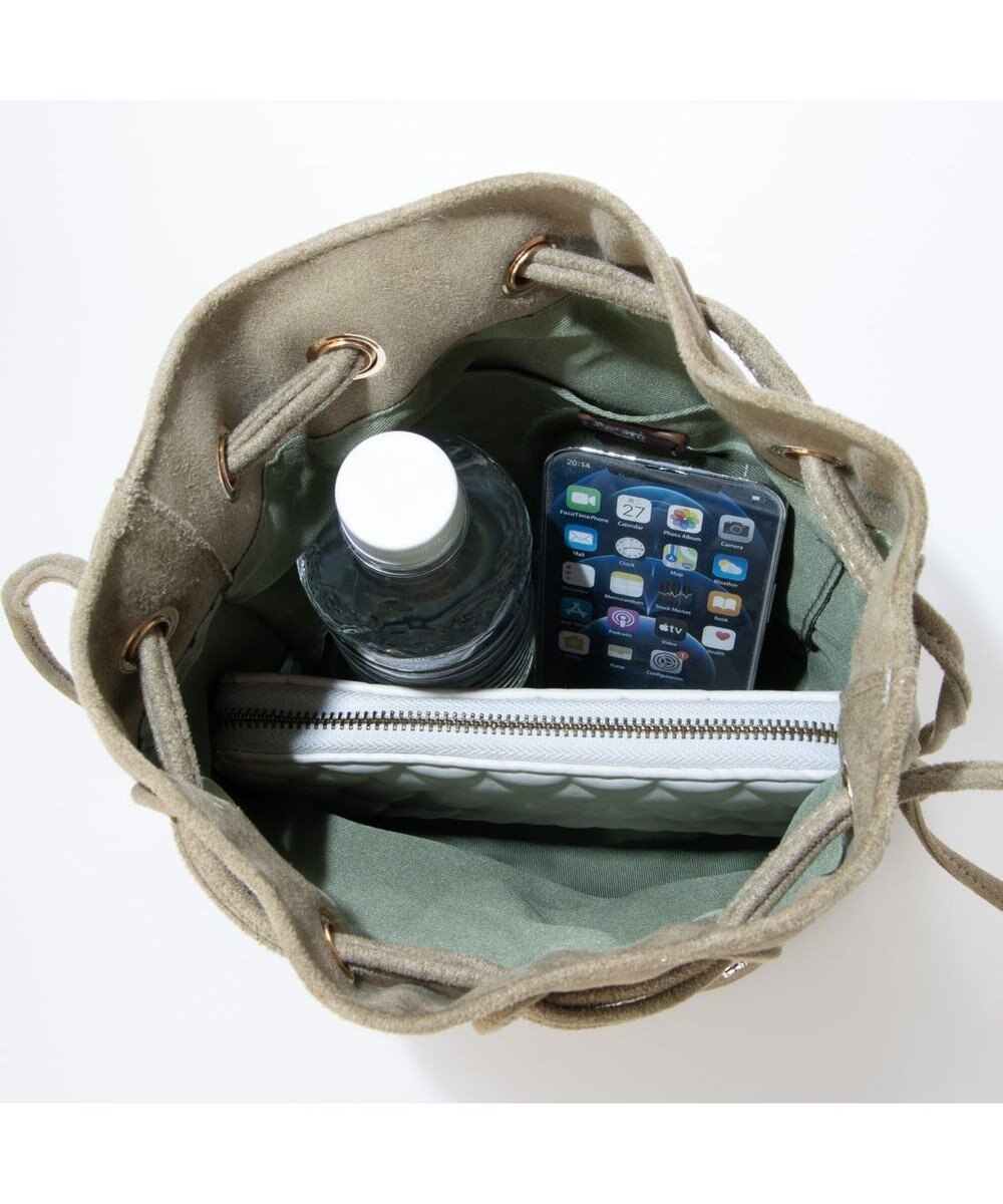 UNBILLION カカトゥ kakatoo / スエード調スタッズドロストバッグ 