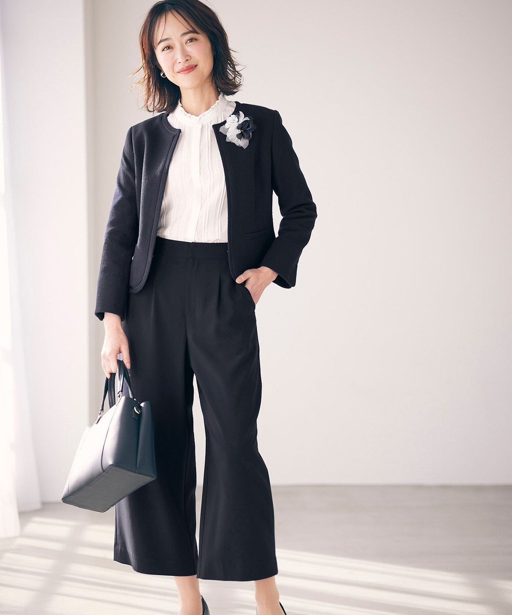 ANY SIS 【洗える】レースピンタック ブラウス 