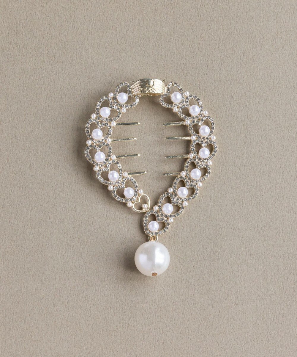 Phoebe <オンワード限定セット>ルナドロップパールイヤリング×ハートシニヨンカフ 