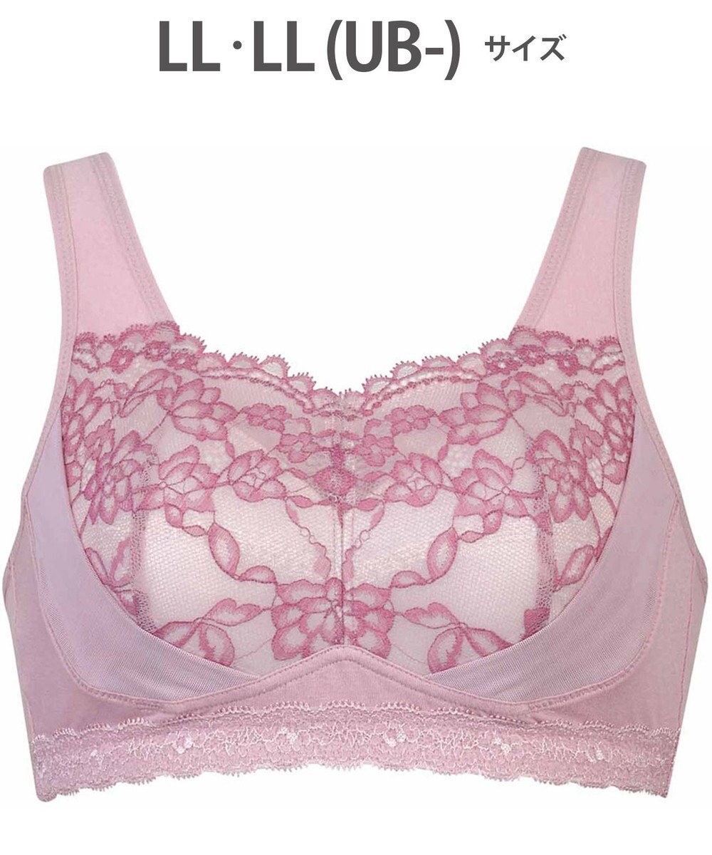 WACOAL 【ナイトアップブラ】 動画クリエイター nanakoななこさんコラボカラー登場 ナイトブラ 綿混(本体) 就寝時用 3Lまで対応 大きいサイズ ノンワイヤー レディース BRA166 /ワコール 