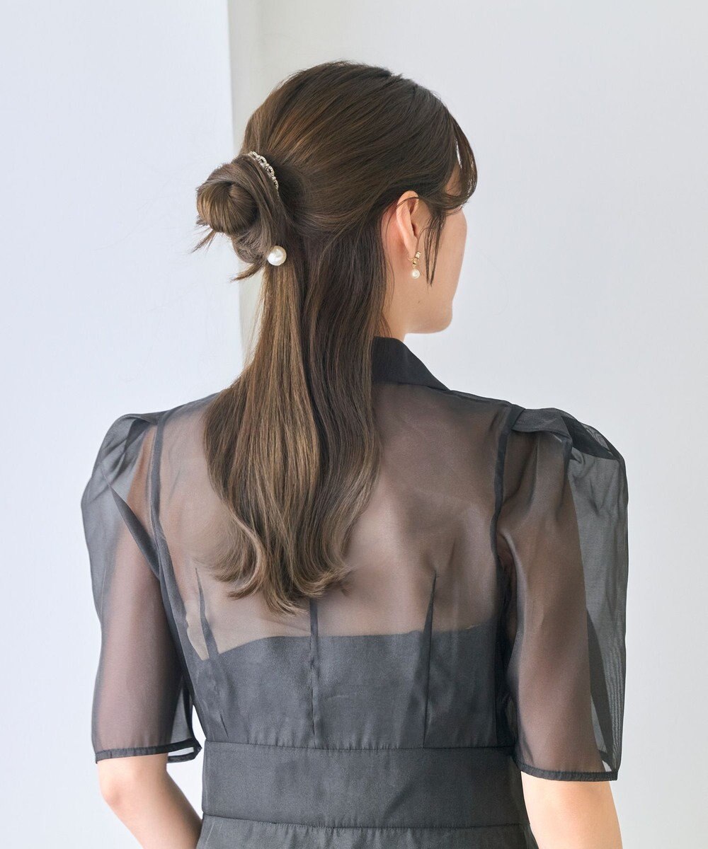 Phoebe <オンワード限定セット>ルナドロップパールイヤリング×ハートシニヨンカフ 