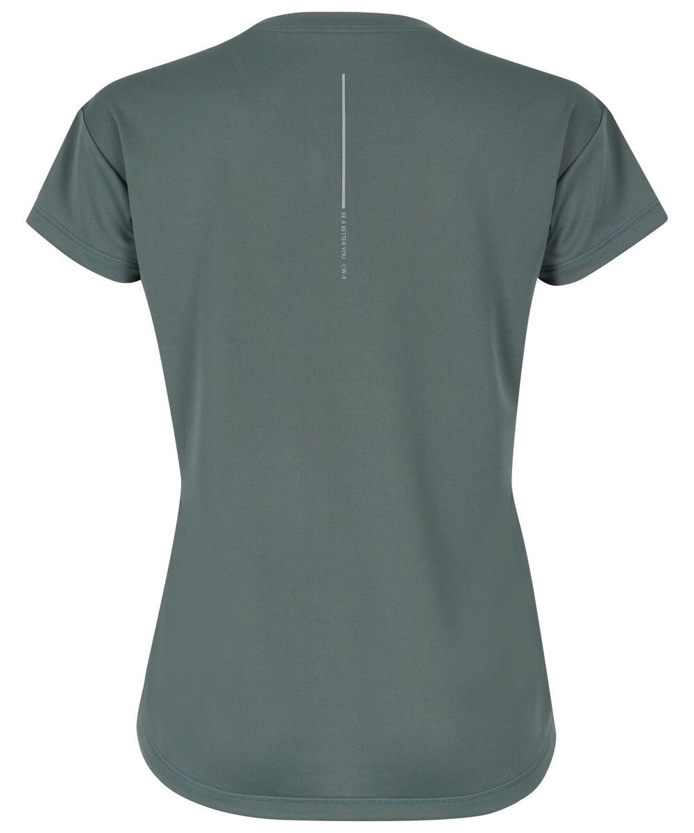 CW-X 【WOMEN】 CW-X トップス 【薄軽ランニングシャツ】 半袖 3分袖 Ｕネック 吸汗速乾性(本体) レディース DLY155 /ワコール 