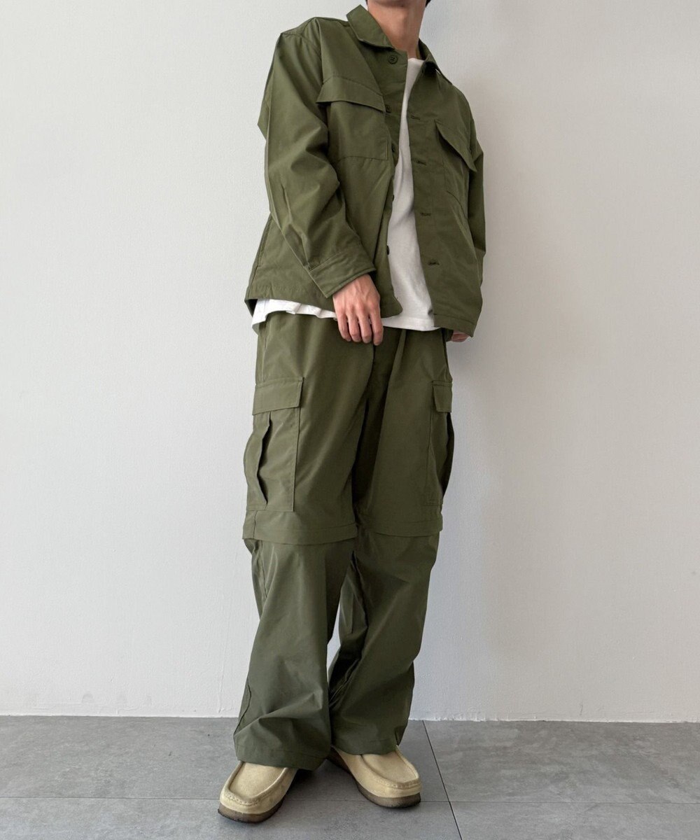 WEGO 【セットアップ対応ITEM】2WAYリップストップカーゴパンツ 