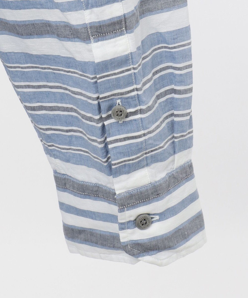 JOSEPH ABBOUD MOUNTAIN 【SPACE】OGビッグボーダー シャツ 