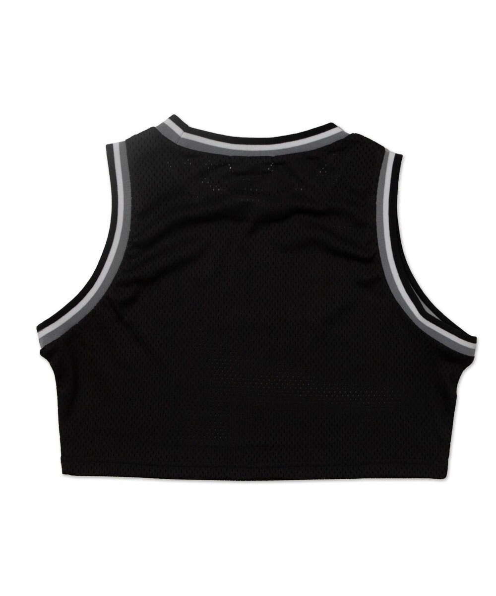 WEGO ロゴプリントメッシュタンク 