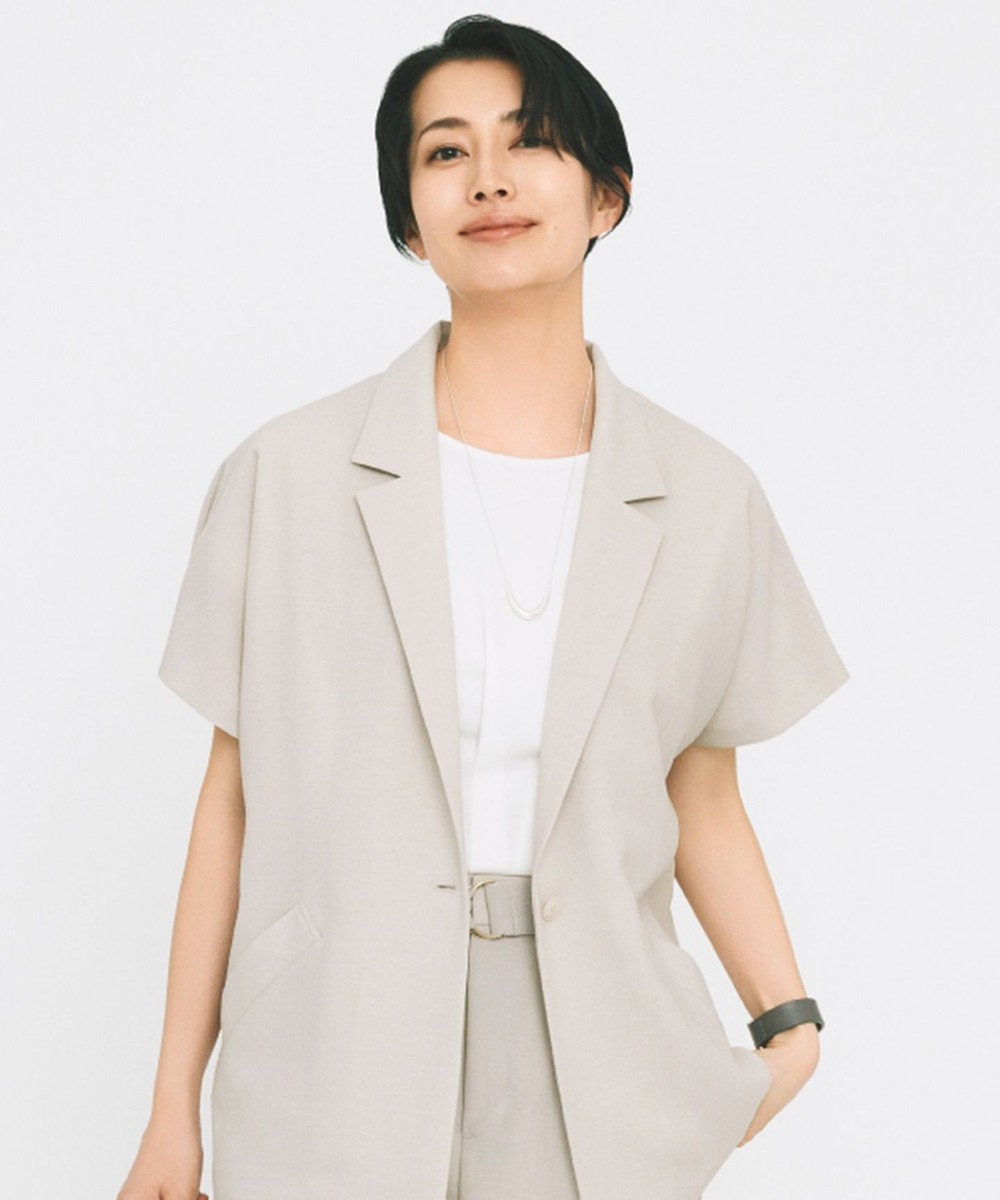 自由区 【カタログ掲載・セットアップ対応・接触冷感・UVカット・吸水速乾・抗菌防臭・洗える】ハイカウントモクロディ トップス 