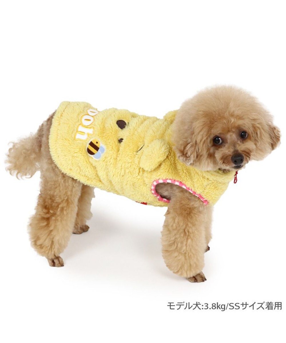PET PARADISE ディズニー くまのプーさん お顔ハーフジップベスト 小型犬 