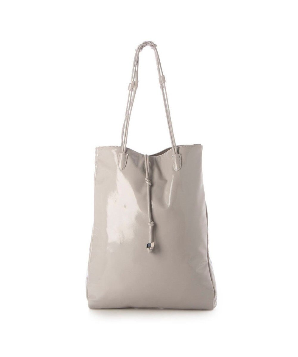 UNBILLION カシュカシュ cachecache / エナメル調結びハンドルA4サイズトート 