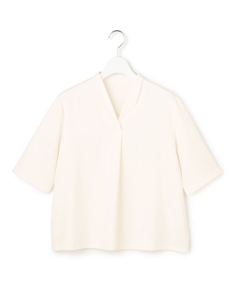 ICB 【先行予約】ライトストレッチアムンゼン Vネック半袖カットソー 