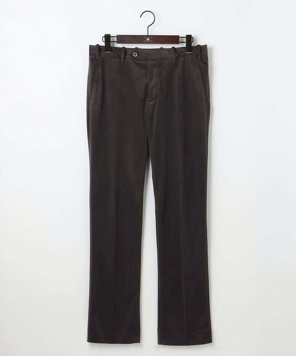 JOSEPH ABBOUD 【軽量/ストレッチ/スウェードタッチ】トリコットコーデュロイ パンツ 