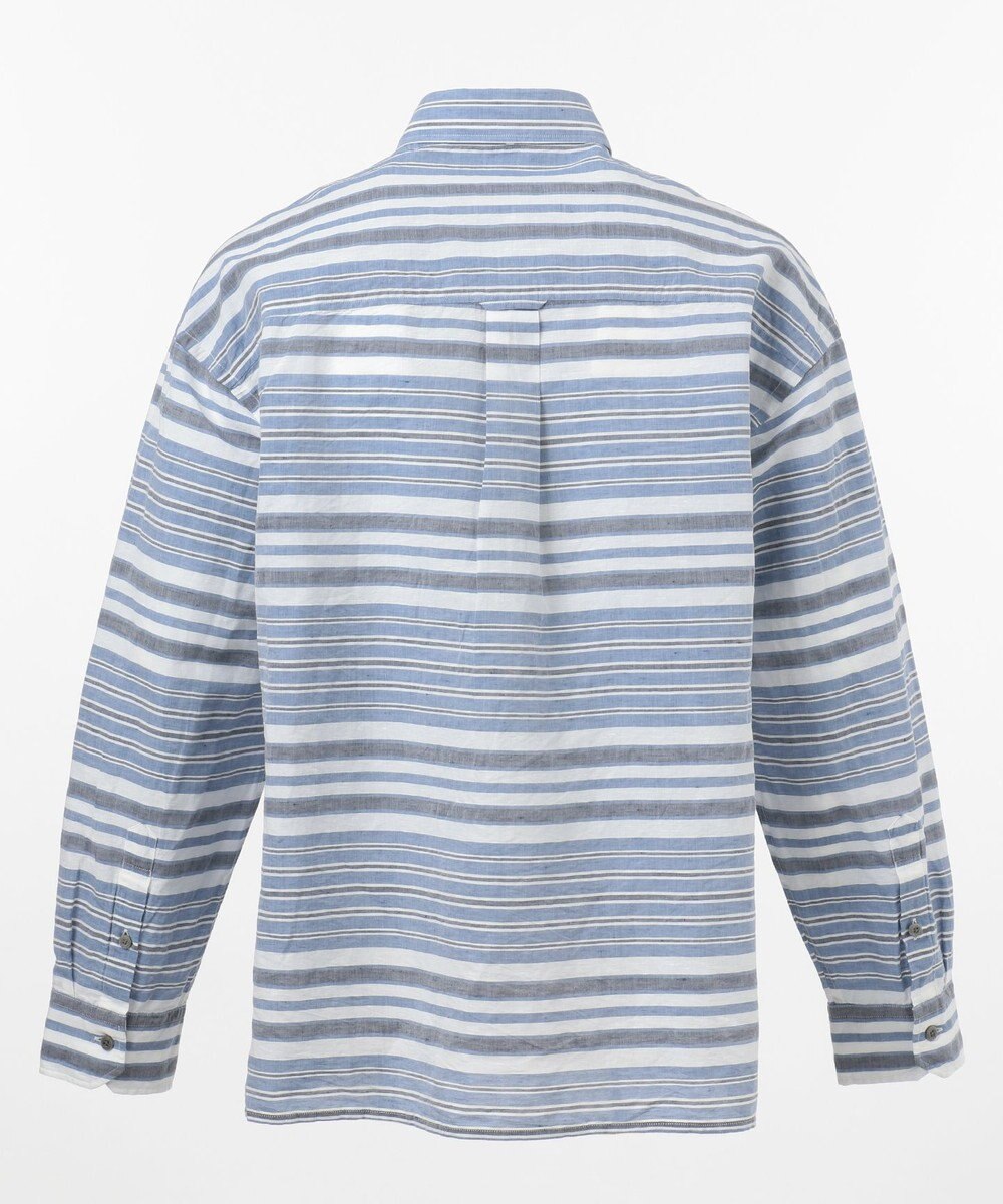 JOSEPH ABBOUD MOUNTAIN 【SPACE】OGビッグボーダー シャツ 