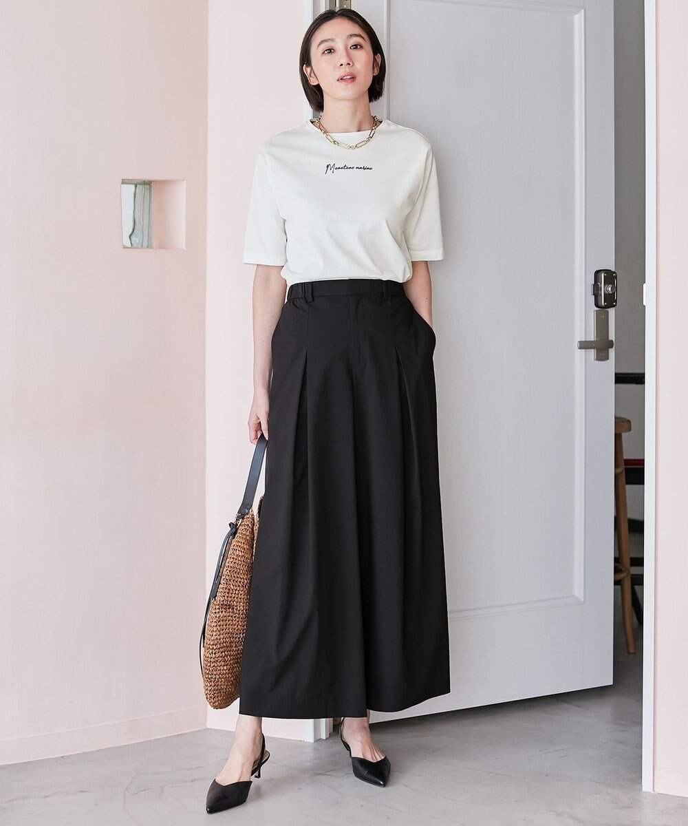 自由区 L 【洗える】Marine半袖 ロゴTシャツ 