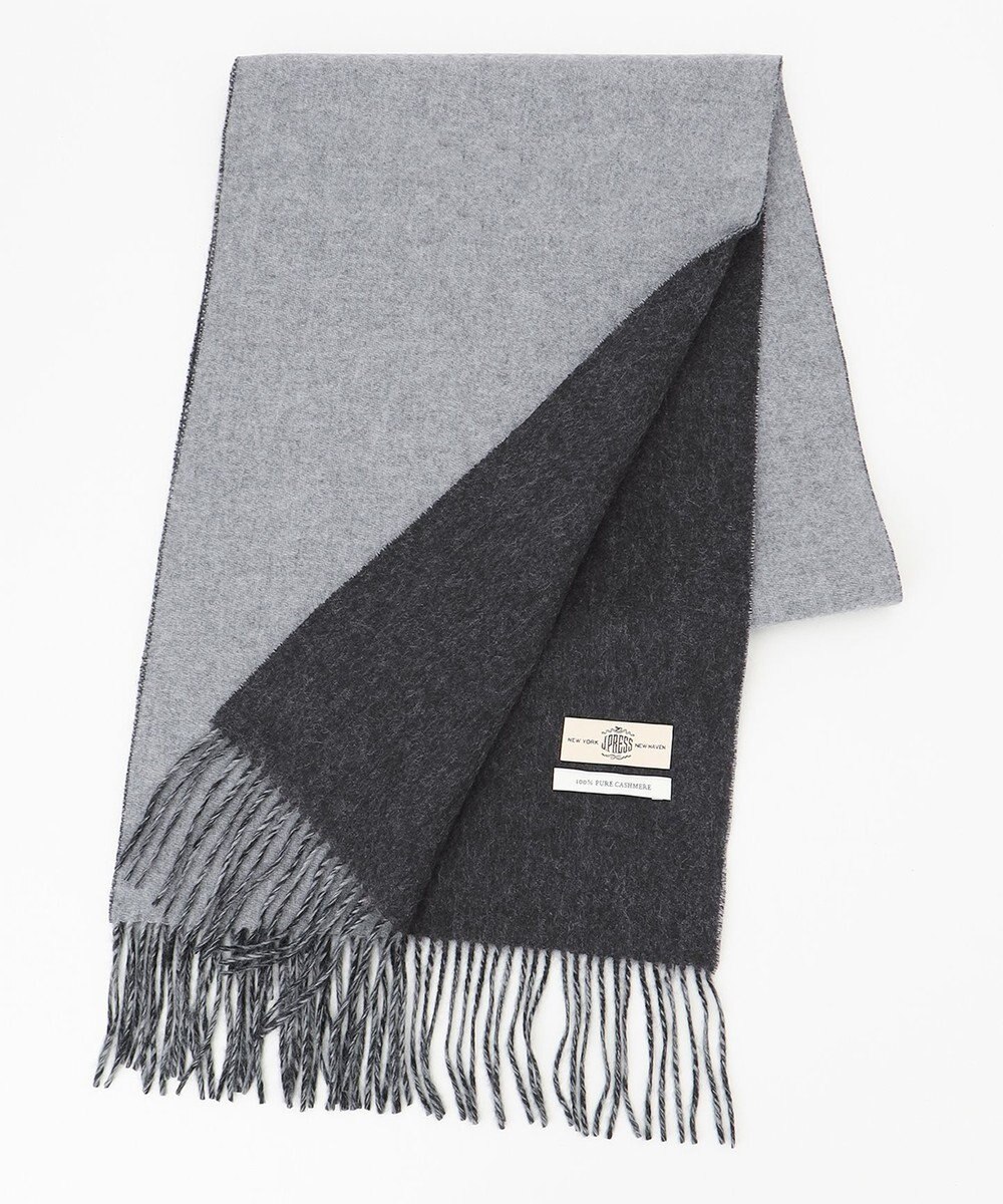 J.PRESS MEN リバーシブル カシミヤマフラー 無地 