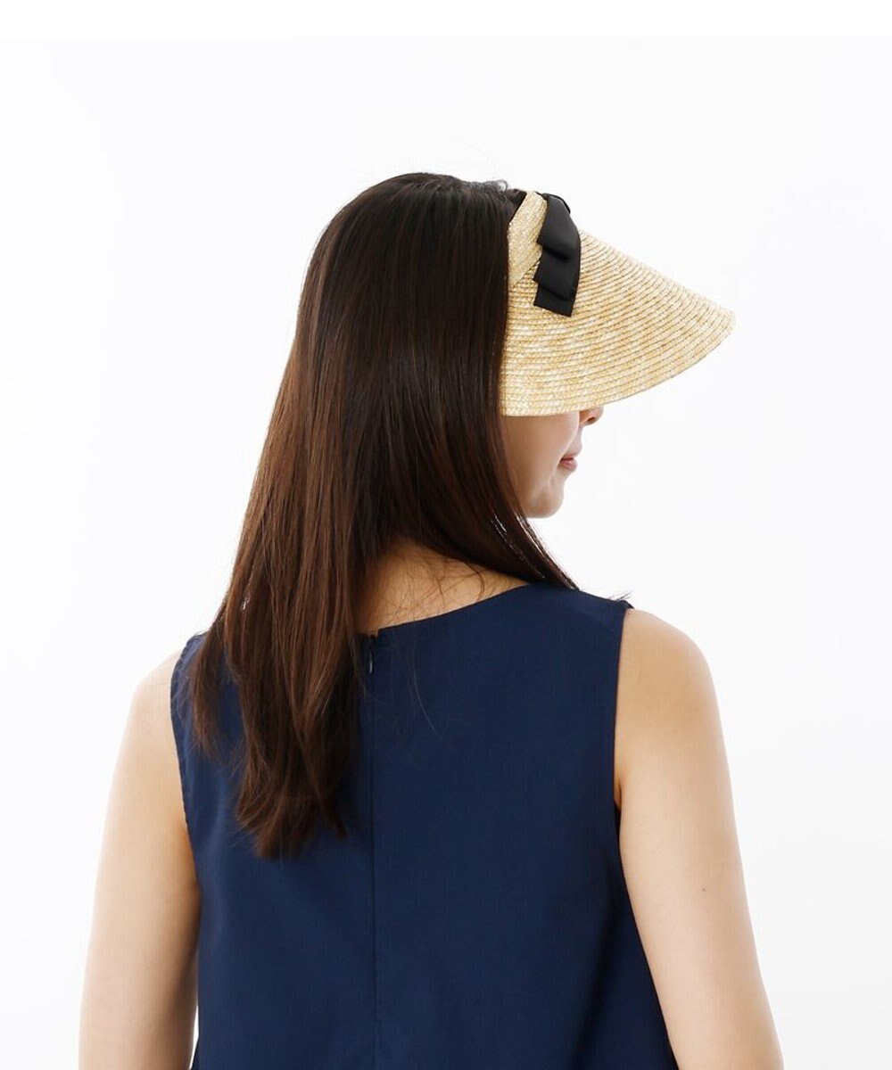 AURORA 【 LANVIN COLLECTION（ランバン コレクション） 】麦クリップバイザー 