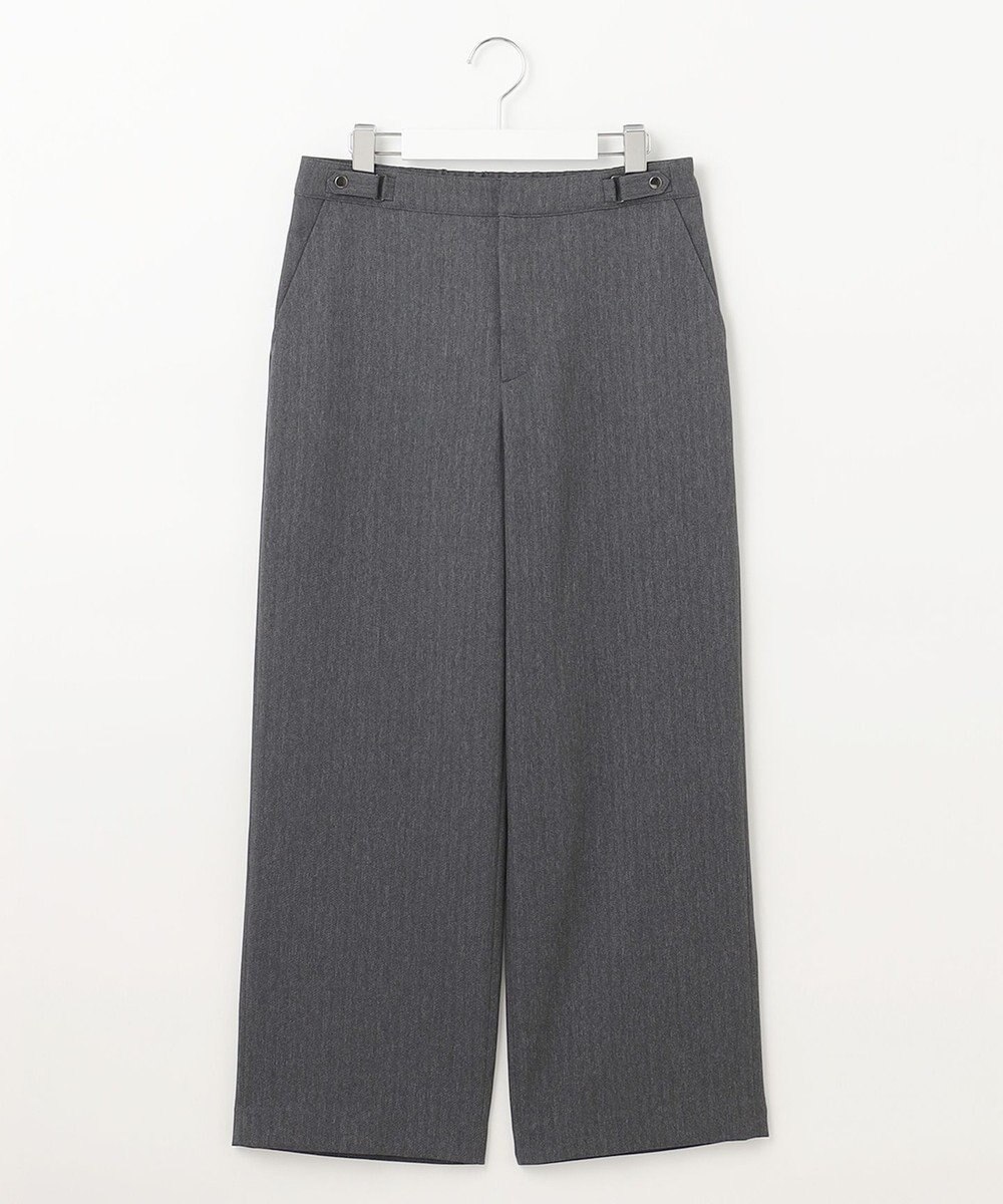 J.PRESS LADIES S 【洗える】LANATEC シャークスキン&ヘリンボーン パンツ 