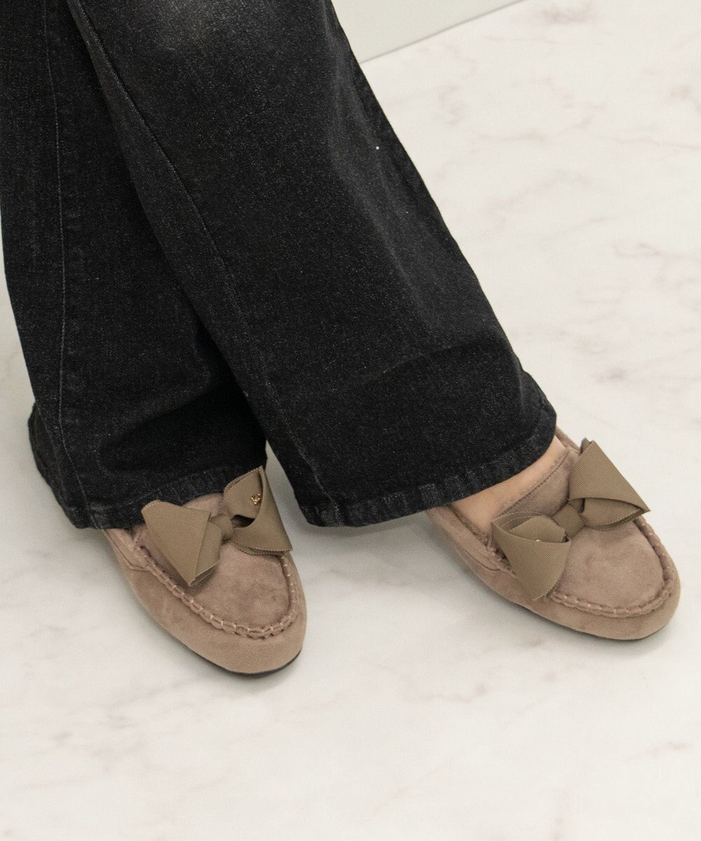 Bridget Birkin 【Bridget Birkin】グログランリボンモカシンシューズ 