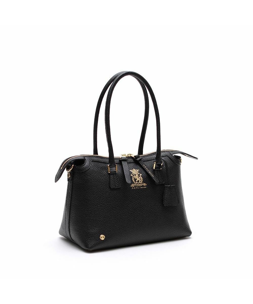 A.D.M.J. 【牛革】　ファスナーボストン 