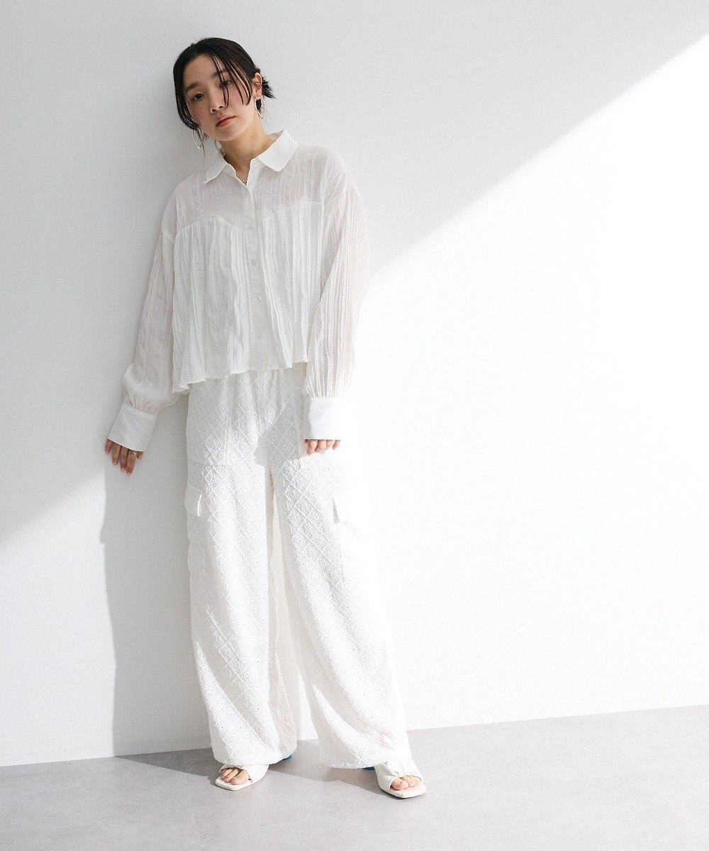 Green Parks ・ＳＵＧＡＲ　ＳＰＯＯＮ　ワッシャーキリカエブラウス 