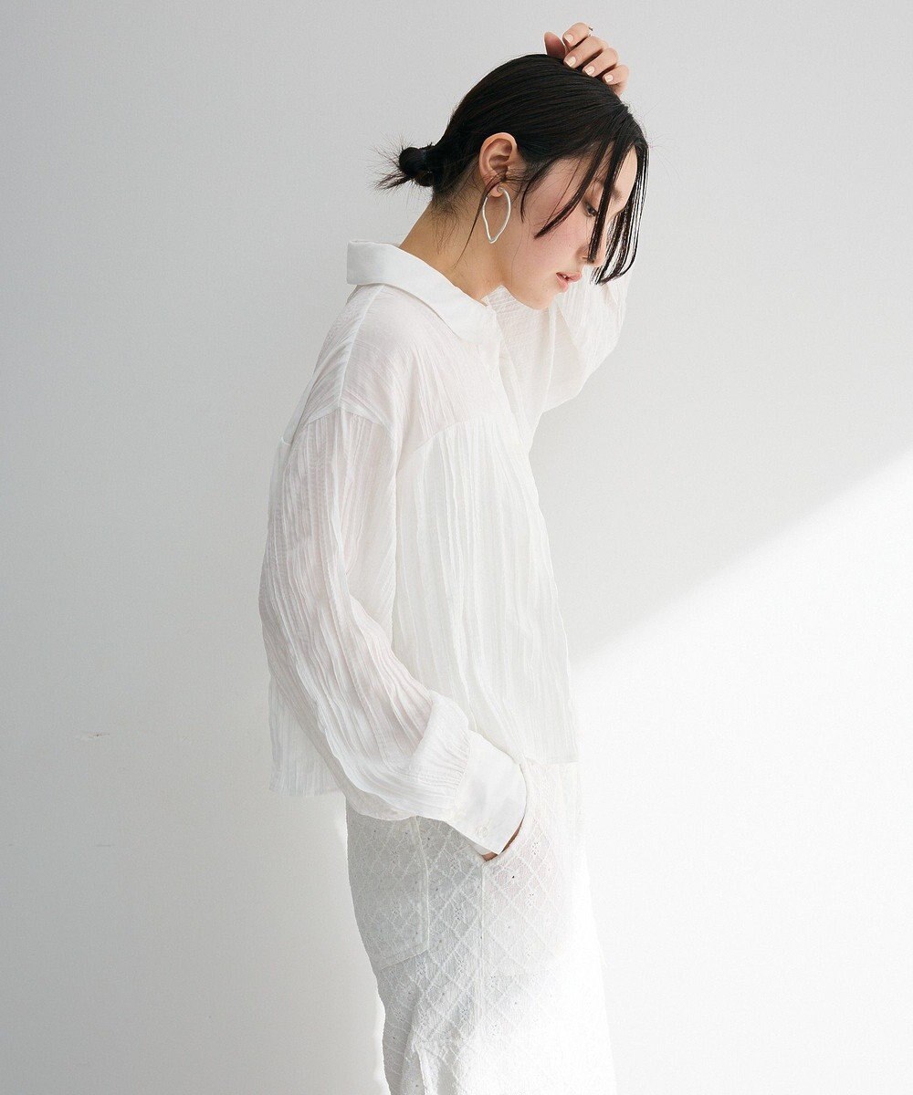 Green Parks ・ＳＵＧＡＲ　ＳＰＯＯＮ　ワッシャーキリカエブラウス 