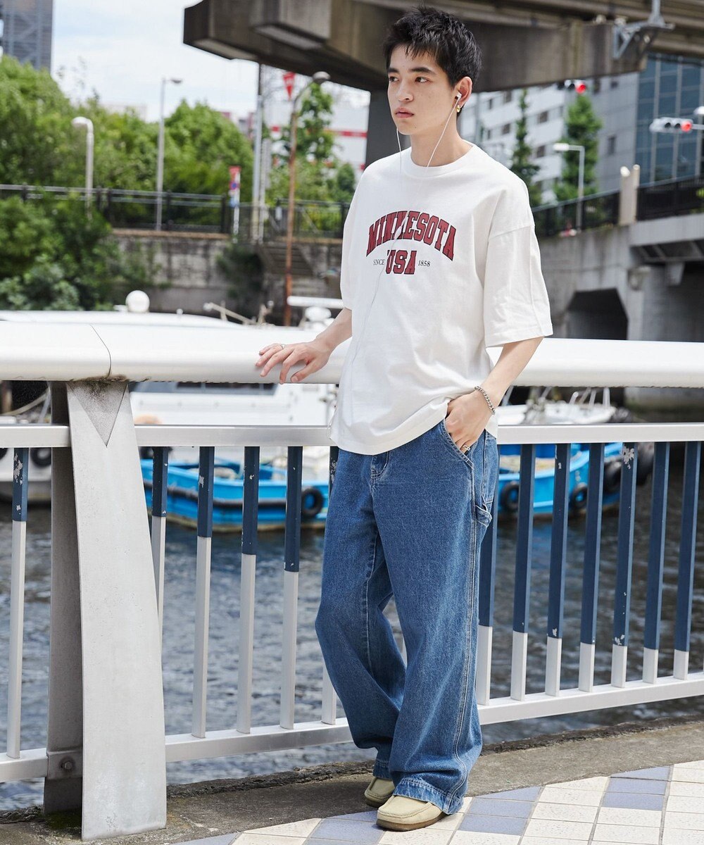 WEGO 【ユニセックス着用ITEM】カレッジロゴプリントT（SS） 