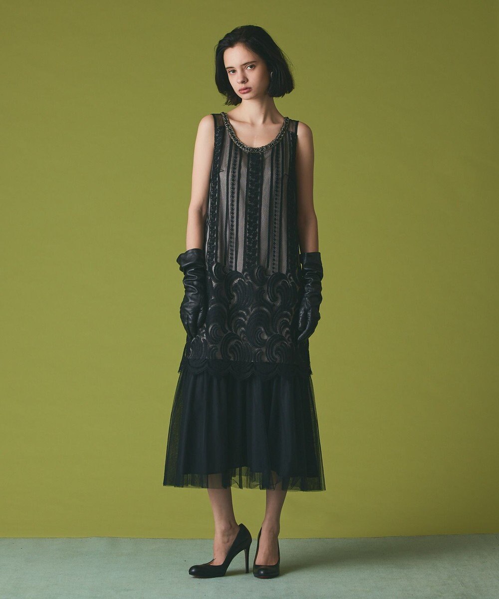 GRACE CONTINENTAL アールデコレースドレス 