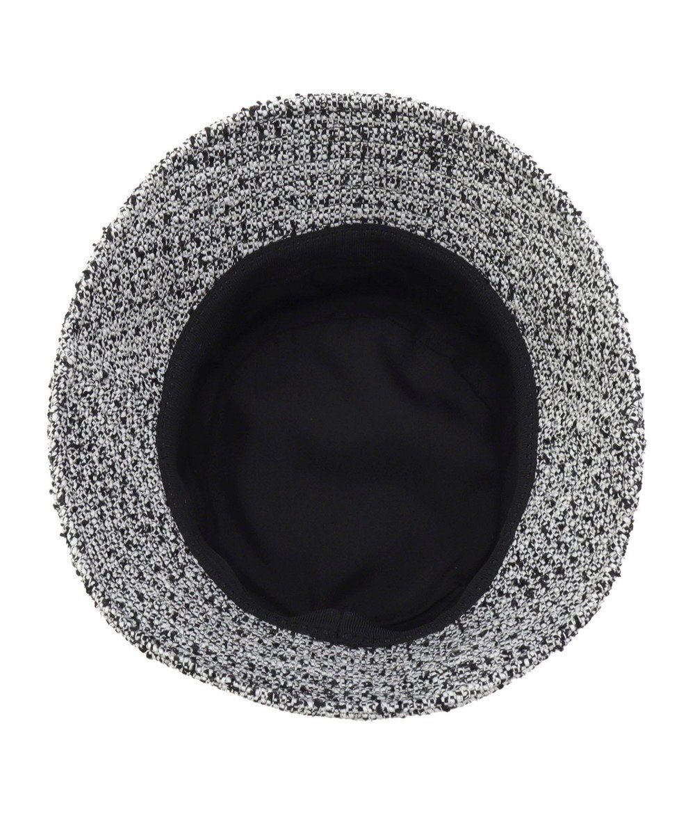 MOONBAT PAUL & JOE ACCESSOIRES 【サイズ調整可】ネコチャーム付ツイードバケットハット UV 
