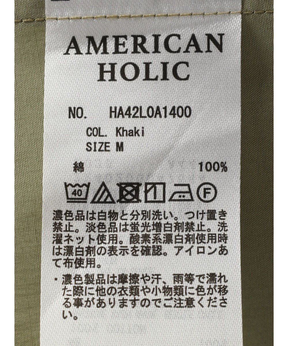 AMERICAN HOLIC ノースリーブＷポケットシャツ 