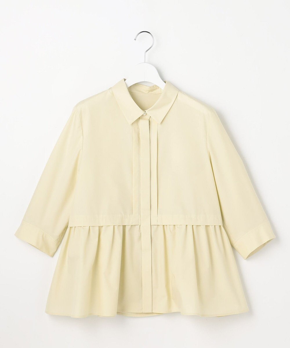 ANY SIS フレアペプラム シャツ 