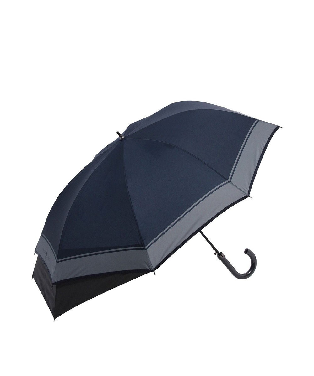 MOONBAT ポロ ラルフ ローレン (POLO RALPH LAUREN)  メンズ 長傘 雨傘 ロゴ刺繍 ボタンジャンプ ワンタッチ 