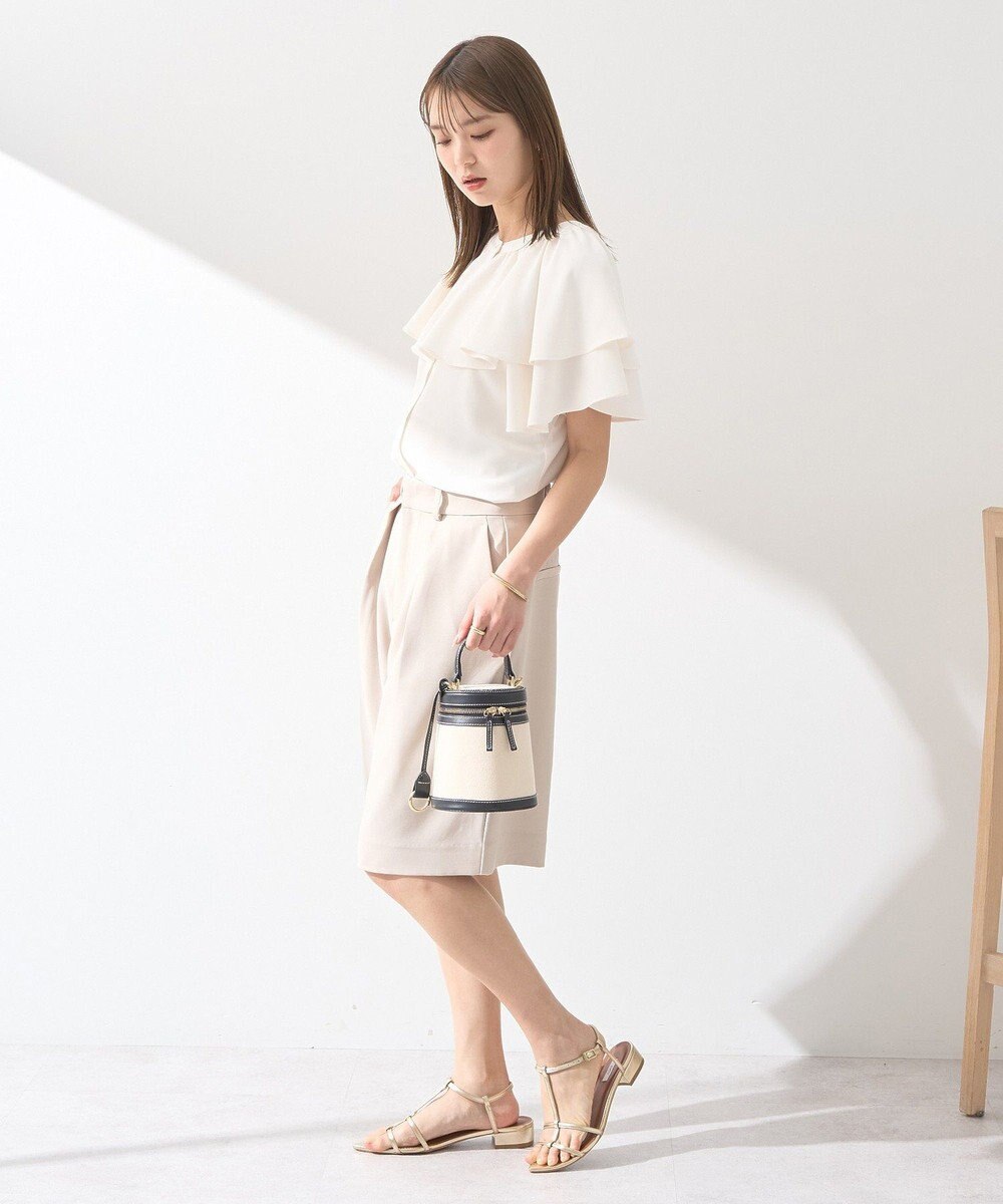 earth music&ecology ケープブラウス 