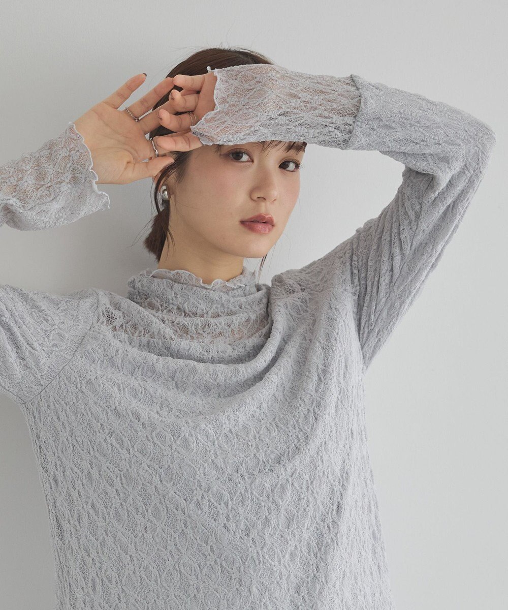 earth music&ecology 【吸湿発熱】あったかフェミニンインナー（ハイネック） 