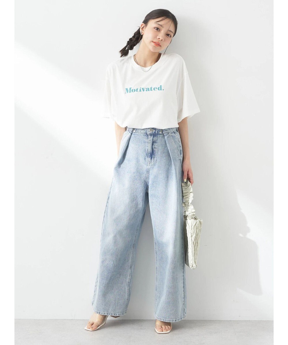 earth music&ecology ロゴソリッドＴシャツ 