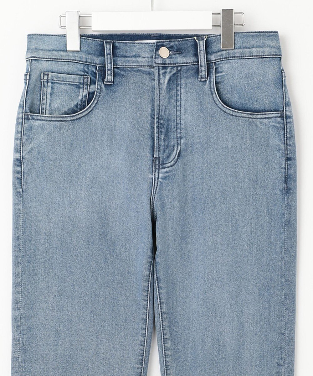 自由区 【WEB限定/洗える】ベビースキンデニム ストレートデニム 