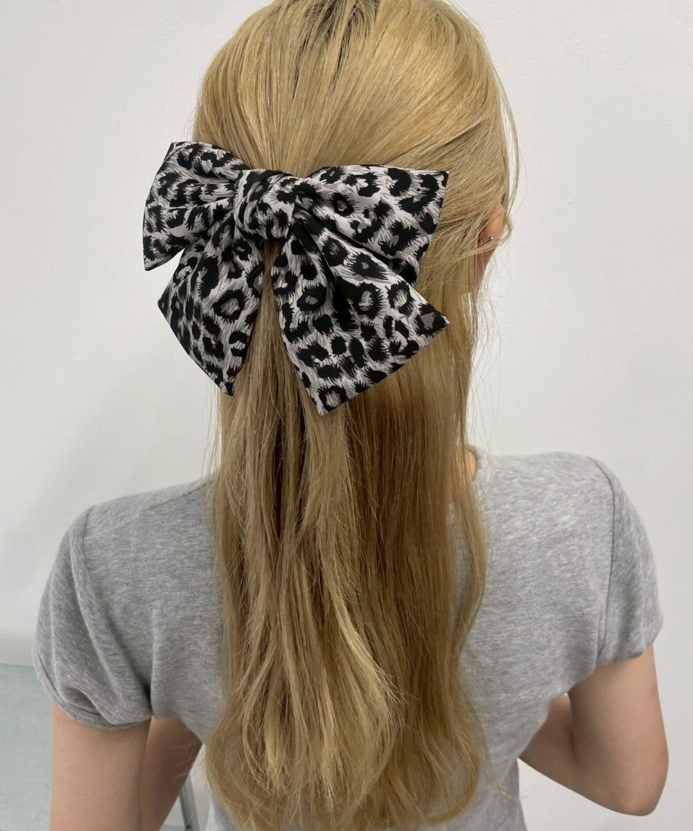 WEGO LレオパードBIGリボンバレッタ 