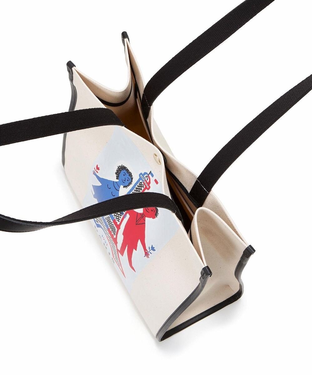 TOPKAPI 【Breath TOPKAPI】サヴィニャック × Breath TOPKAPI アート プリント オーガニックキャンバス トート バッグ 