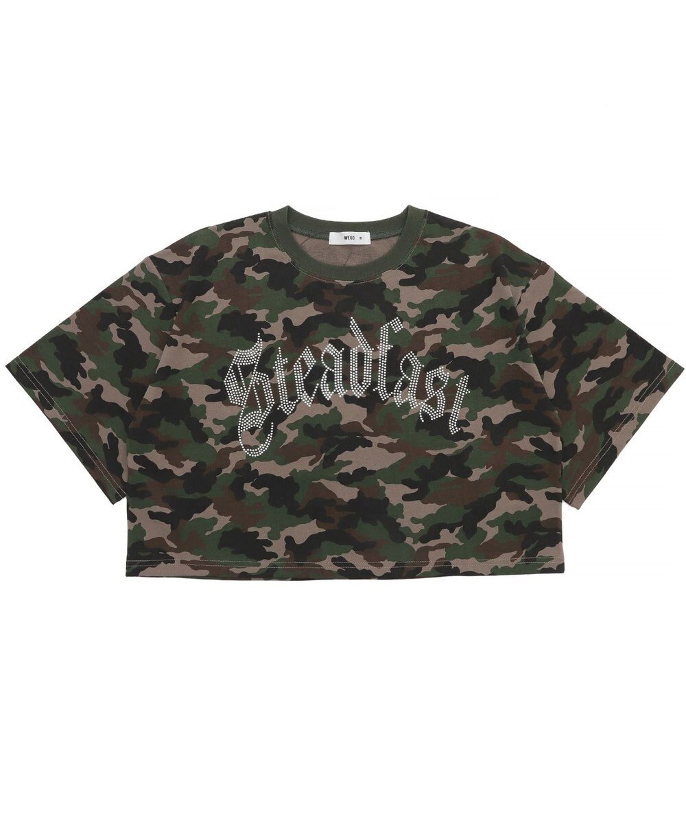 WEGO ラインストーンショートT 