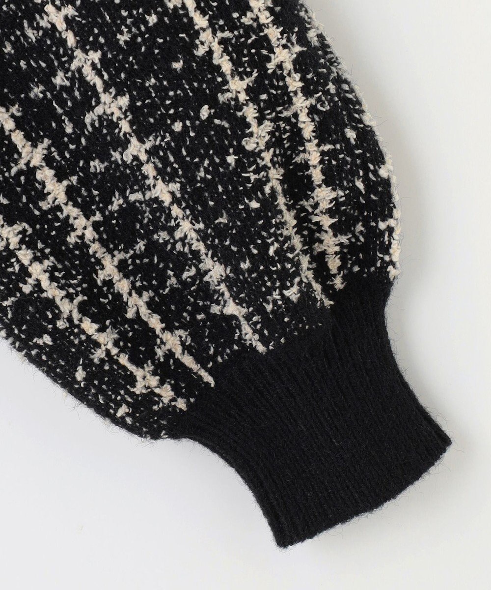 ANY SIS 【洗える】フラッフィーパターン ニット 